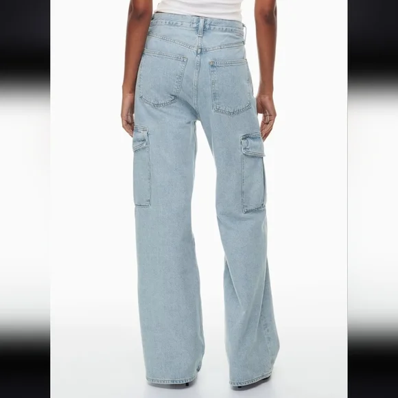 Agolde minka cargo jeans in realm 26 NWT - Picture 5 of 16